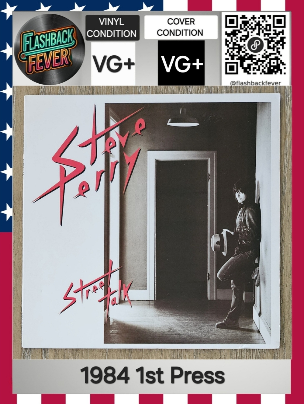 STEVE PERRY•Street Talk•Apr 06, 1984 US (#FC 39334)•Pitman, 1st Pressing